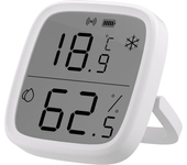 Sensor de temperatura y humedad inteligente con pantalla LCD SONOFF SNZB-02D. Monitoreo en tiempo real a través de la ap