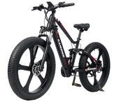 [EU Direct] RANDRIDE YX90M Bicicleta eléctrica 48V 13.6AH 1000W Bicicleta eléctrica 26 pulgadas 70-90KM Rango de kilomet