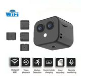 D3 HD Mini Cámara Inalámbrica WiFi con Doble Cámara Teléfono Móvil Cámara de Red Inalámbrica Intercomunicador Bidireccio