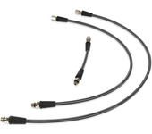 [EU Direct] DIDEEP Manguera de Regulador de Alta Presión para Buceo de 15 cm 65 cm 80 cm, Profesional, Tejido de Fibra d