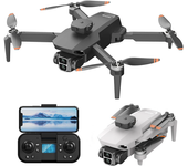 LYZRC L106 GPS WiFi FPV con ajuste eléctrico,cámara dual HD de 360°,evitando obstáculos,posicionamiento por flujo óptico