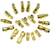 36pcs 1.2G 5.8G Adaptador de Antena de Telemetría FPV Cabeza SMA Antena de Ganancia