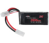 Batería URUAV 7.4V 2800mAh 25C 2S LiPo con enchufe pequeño Tamiya para coche RC