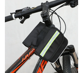 Bolsa de cuadro delantero para bicicleta de gran capacidad, cesta de almacenamiento de bicicleta resistente al agua