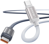 Cable USAMS SJ756 PD60W Tipo C a Tipo C PD QC AFC FCP carga rápida transmisión de datos núcleo de cobre estañado línea d