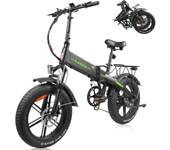 [EU Direct] KAISDA K2M Bicicleta Eléctrica Batería de 48V 13AH Motor de 500W Neumáticos de 20*4.0 pulgadas Autonomía máx