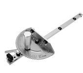 Drillpro Medidor de inglete de ángulo de 0-90 grados de 450 mm para ensamblaje de sierra de inglete Herramienta para tra
