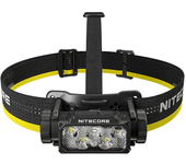 Faros NITECORE HC60 UHE recargables por USB-C,1600 lúmenes,6 x LEDs NiteLab UHE,linterna frontal con batería de 4000 mAh
