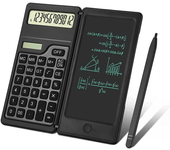 Calculadora básica Bloc de notas con pantalla LCD de 6 pulgadas Calculadora científica portátil plegable muda alimentada