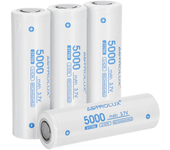 Astrolux® C2150 5000mAh 3C 3.7V 21700 Batería de Li-ion de alta potencia planoconvexa no protegida de 15A recargable par