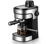 Máquina de café ZZUOM de tamaño pequeño, italiana, semi automática para hacer espresso, extracción, vapor para espuma de