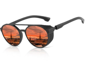 Gafas de sol polarizadas para hombres,gafas de sol redondas de moda para conducir,gafas unisex,gafas clásicas para hombr