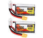 Batería Lipo ZOP Power 11.1V 1500mAh 40C 3S con conector XT60 para Eachine Wizard X220 FPV Racing RC Drone