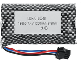 Batería de 7.4v 1200mah Li-ion para WPL B1 B16 B24 B36 C1 C24 C34 JJRC Q60 Q61 Q65 MN 90 Piezas de Coche RC