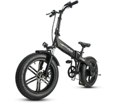 [EU DIRECT] Bicicleta eléctrica Carrera feliz HR2006 Motor de 350W Batería de 36V 10Ah Neumáticos gruesos de 20x4 pulgad