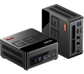 AOOSTAR GEM12 Máx Mini PC Barebone (Sin RAM Sin SSD) AMD Ryzen 7 8745HS 8 Núcleos 16-hilos Salida Cuádruple 4K WIFI6 BT5