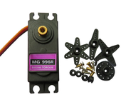 MG996R 55g 4.8V-6V 13kg/cm Servo de Engranaje de Metal de Alto Par Analógico para Avión RC Helicóptero Robot de Ala Fija