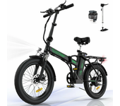[EU Direct] Bicicleta eléctrica HITWAY BK11 36V 12AH Batería 250W Motor 20*3.0pulgadas 35-90KM Máxima autonomía 120KG Ca