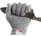 Guantes de metal resistentes a cortes y puñaladas IPRee de nivel 5 para cocina, pesca, corte de ostras, jardinería y seg