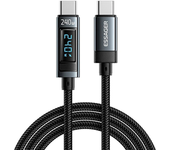 Cable MENSAJE ES-X47 5A 240W Tipo C a Tipo C de carga rápida y transmisión de datos, núcleo de cobre estañado de línea d