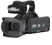 Cámara de video digital KOMERY RX200 4K 64MP WiFi 18X Zoom digital Cámaras de mano con pantalla táctil de 4.0 pulgadas y