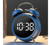 Campana de metal poderoso Reloj despertador electrónico inteligente Alto volumen Artefacto despertador específico para e