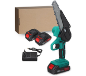Sierra eléctrica de poda de motosierra eléctrica de 1200 W y 6 pulgadas 88VF sin cable para trabajos de jardinería y tal