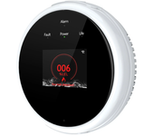 Detector de fugas de gas Tuya Wi-Fi, alarma de gas natural y GLP, sensor de calor, pantalla TFT LCD, monitoreo remoto, s
