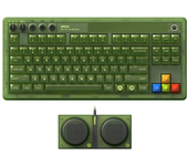 Teclado mecánico 8BitDo Retro 87X de triple modo,87 teclas con retroiluminación RGB,intercambio en caliente,teclado inal