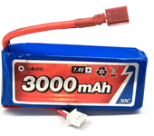 Batería de coche RC Eachine 7.4V 3000mah 30C Batería LiPo con enchufe T para Eachine EAT04 Wltoys 12428 12423 Feiyue Pie