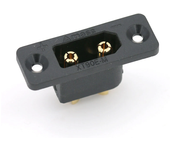 5 PCS Conector macho Amass XT90E-M XT90 con orificio de montaje para fijación