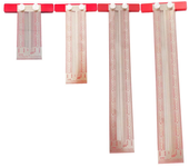 Regla de carpintería de acero inoxidable resistente, precisa y portátil - Disponible en varios tamaños. Ideal para proye