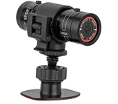 Cámara de acción F9 Mini Sport DV 1080P Full HD Camcorder a Prueba de Agua Cámaro de Casco Linterna Ideal para Bicicleta