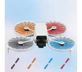 BRDRC 4022F Hélices ligeras y coloridas para el dron quadcopter DJI FLIP RC
