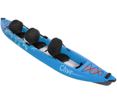 [EU Direct] CHRY Kayak inflable para 3 personas para turismo en kayak para adultos, bote inflable portátil, embarcación