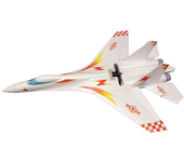 Avión RC KPQRC SU-35 Fighter con una envergadura de 720 mm y construido en EPO