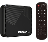 R69 PRO 4+32G Android 14 Caja de TV Allwinner H728 Quad-core Soporta WiFi 6 Compatible con Bluetooth Pantalla 3D 8K Ethe