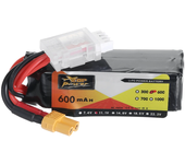 Batería ZOP Power 11.1V 600mAh 60C 3S LiPo con conector XT30 para BETAFPV Pavo20 Pro RC FPV Racing Drone