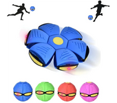 Esfera voladora LED mágica transformadora UFO. Juguete al aire libre para aliviar el estrés. Unisex. Deformación de plás