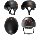 Casco de bicicleta Foxwear V6S, grabación en tiempo real HD 1080P WIFI a través de la aplicación, cámara frontal de vigi