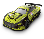 JJRC Q165 1/18 2.4G 4WD Doble Motor con Luces LED Super GT Coche de Carreras Drift RC Modelo RTR Juguetes para Niños