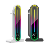 Soporte de tarjeta gráfica COOLMOON GH3Pro con pantalla de temperatura, soporte magnético, sincronización ARGB de 5V, so