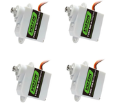 4PCS PTK VOTIK Servo Digital de 5g 7350 MG-D, Engranaje de Metal para Avión EPP E3P, Drone RC Miniatura para Interiores