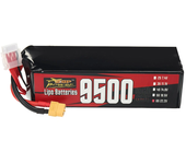 Batería LiPo ZOP Power 6S 22.2V 9500mAh 65C 210.9Wh con conector XT60 para Drones RC de Largo Alcance y Carreras FPV