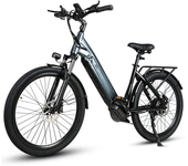 [EU DIRECT] CMACEHWEEL L26 Bicicleta Eléctrica 48V 17AH Motor de 500W 26 pulgadas 60-100KM Máxima Distancia Carga Máxima