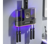 Esterilizador de cepillos de dientes inteligente con luz UV,soporte para cepillos de dientes,exprimidor de pasta de dien