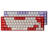 Teclado Mecánico para Juegos Ajazz AK680 con Cable,68 Teclas,Intercambiables RGB,Luz EVA Sándwich,USB,Teclados para Game