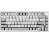 Ajazz AK820pro/AK820 Teclado Mecánico para Gaming con Pantalla 81 Teclas + Pantalla de Color RGB PBT 2.4G/BT/USB Teclado