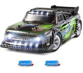 Wltoys 284131 1/28 2.4G 4WD Coche RC de Drift de Curso Corto Modelos con Luz Dos Baterías