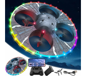 SJ S163 UFO WiFi FPV Inteligente Evitación de Obstáculos, Iluminación Controlable en Círculo, Protección para Niños, Reg
